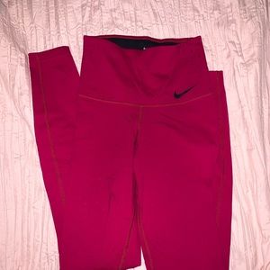 Pink Nike leggings